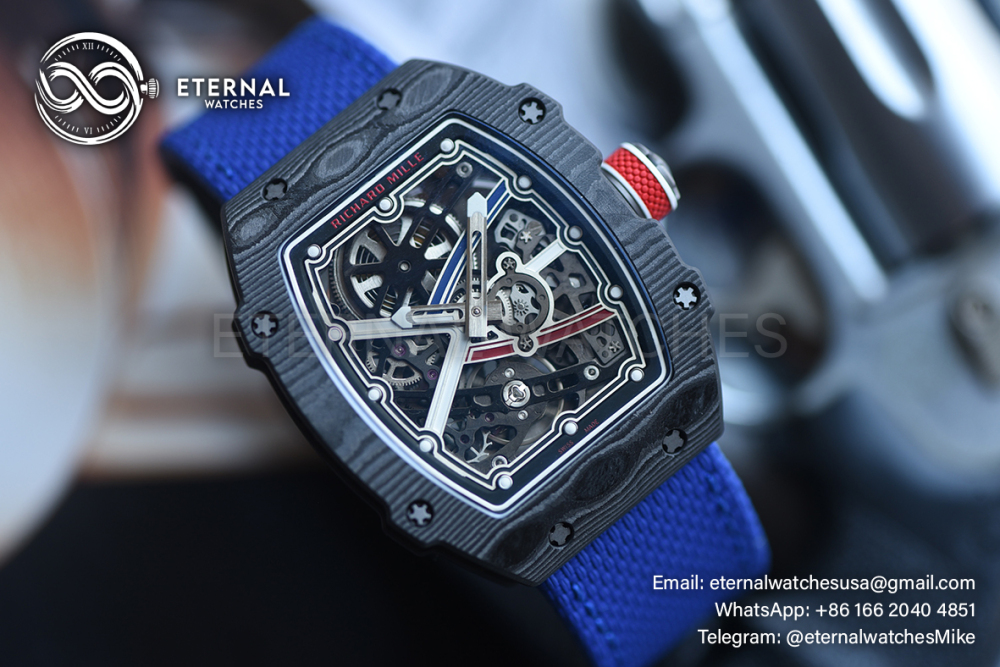RICHARD MILLE - VAUCHER SUPER CLONE RM67-02 France Black NTPT Extra Flat V2 (Movement Update)