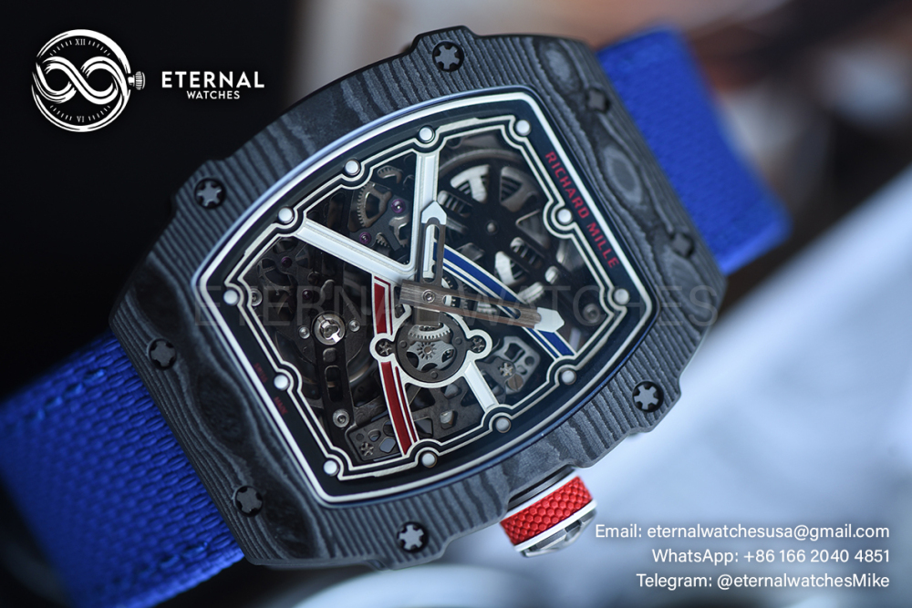 RICHARD MILLE - VAUCHER SUPER CLONE RM67-02 France Black NTPT Extra Flat V2 (Movement Update)