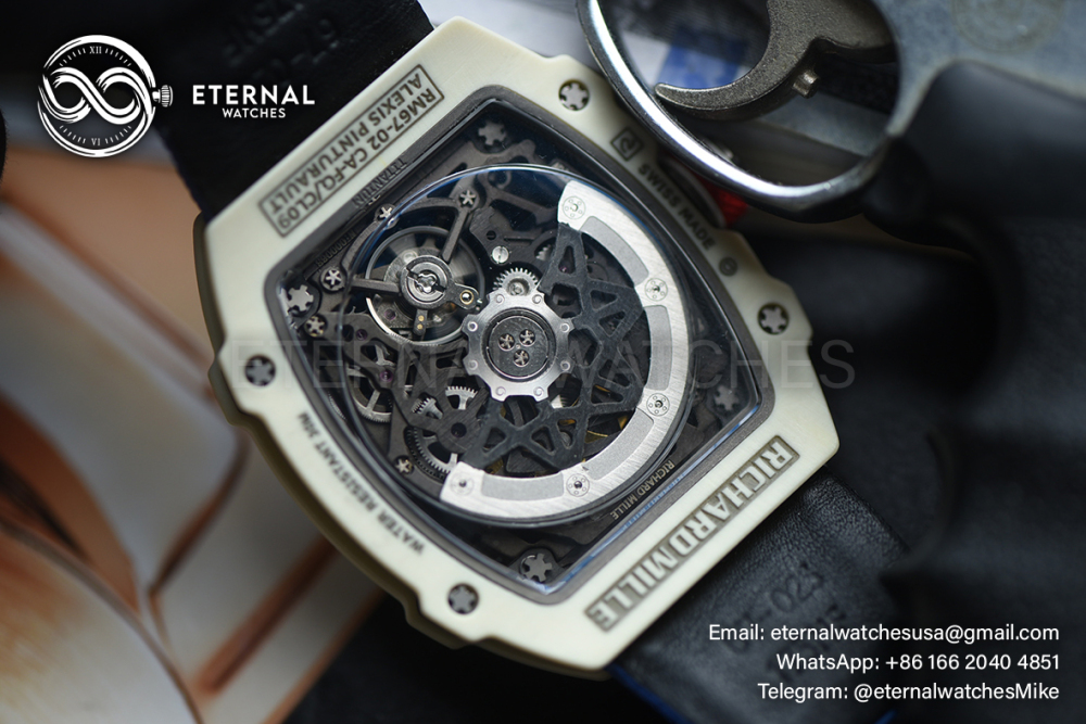 RICHARD MILLE - VAUCHER SUPER CLONE RM67-02 France Ivory NTPT Extra Flat V2 (Movement Update)