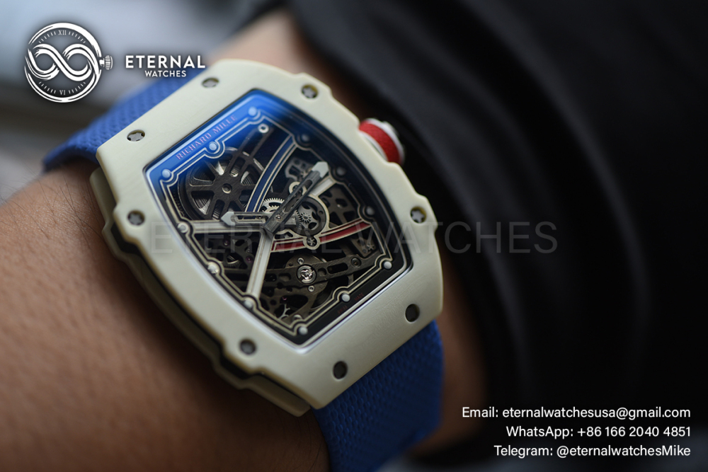 RICHARD MILLE - VAUCHER SUPER CLONE RM67-02 France Ivory NTPT Extra Flat V2 (Movement Update)