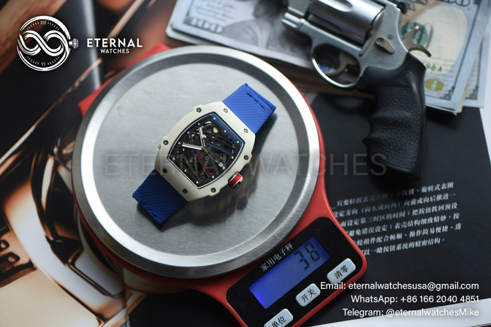 RICHARD MILLE - VAUCHER SUPER CLONE RM67-02 France Ivory NTPT Extra Flat V2 (Movement Update)