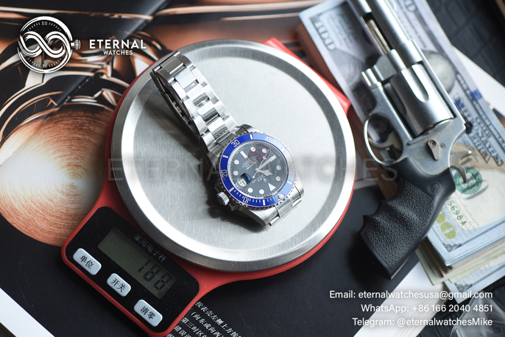 ROLEX - SUPER CLONE Submariner 126619LB 41mm YG/SS Black/Blue VSF V2 DD3235 (Weight Adjusted)