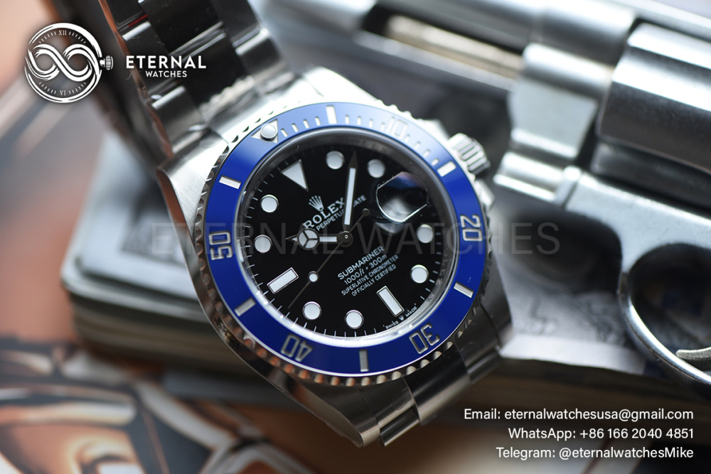 ROLEX - SUPER CLONE Submariner 126619LB 41mm YG/SS Black/Blue VSF V2 DD3235 (Weight Adjusted)