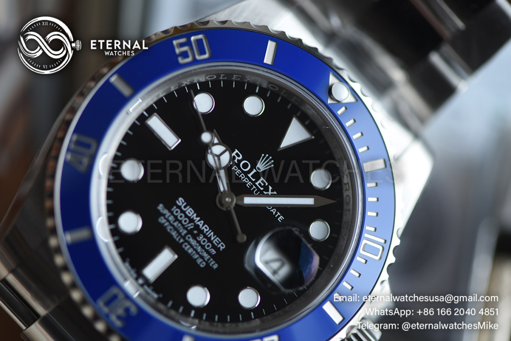 ROLEX - SUPER CLONE Submariner 126619LB 41mm YG/SS Black/Blue VSF V2 DD3235 (Weight Adjusted)