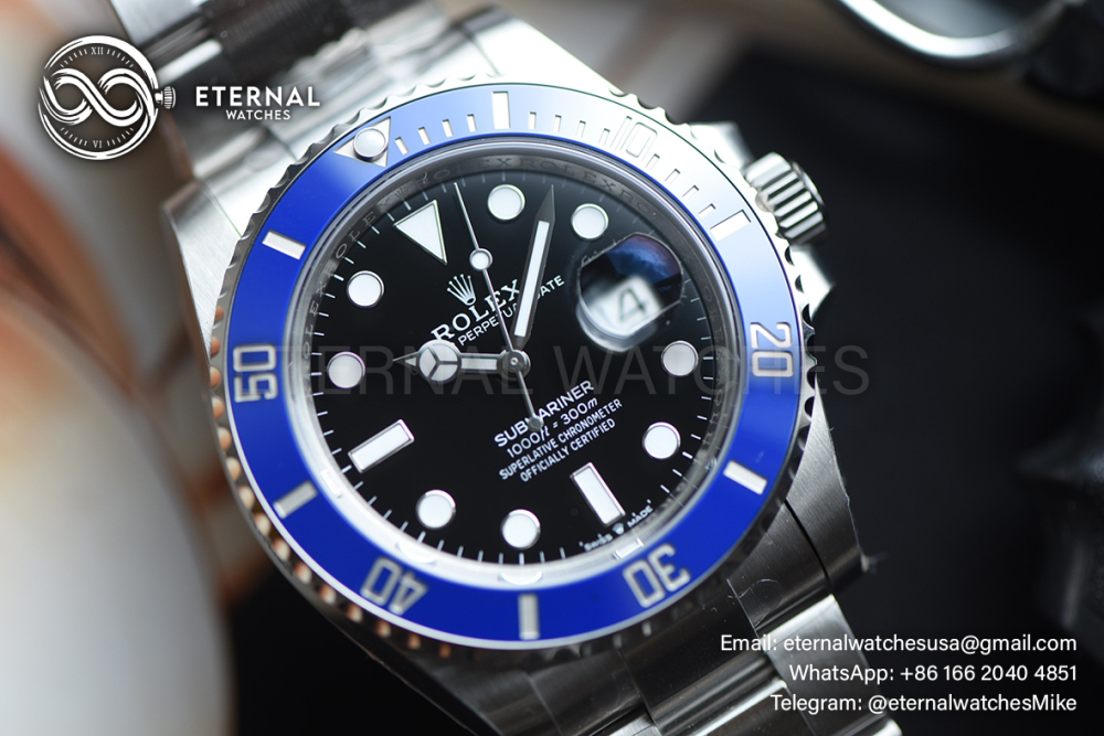 ROLEX - SUPER CLONE Submariner 126619LB 41mm YG/SS Black/Blue VSF V2 DD3235 (Weight Adjusted)