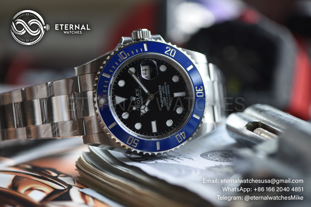 ROLEX - SUPER CLONE Submariner 126619LB 41mm YG/SS Black/Blue VSF V2 DD3235 (Weight Adjusted)