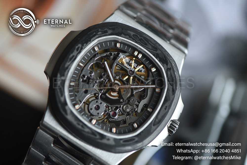 PATEK PHILIPPE - SUPER CLONE Nautilus 5711 40mm Skeleton Dial Artisans De Geneva