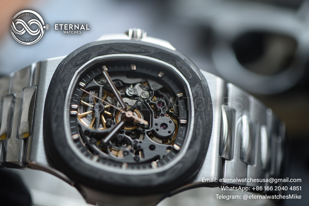 PATEK PHILIPPE - SUPER CLONE Nautilus 5711 40mm Skeleton Dial Artisans De Geneva