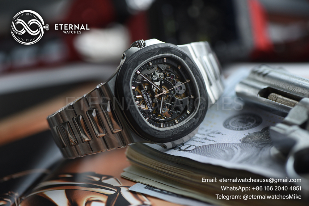 PATEK PHILIPPE - SUPER CLONE Nautilus 5711 40mm Skeleton Dial Artisans De Geneva