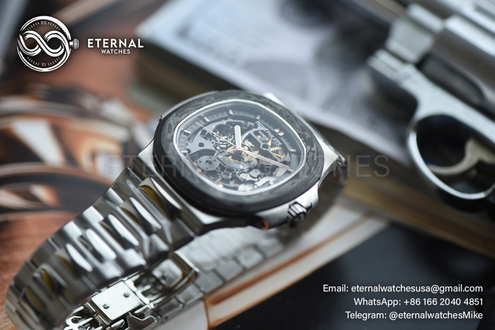 PATEK PHILIPPE - SUPER CLONE Nautilus 5711 40mm Skeleton Dial Artisans De Geneva