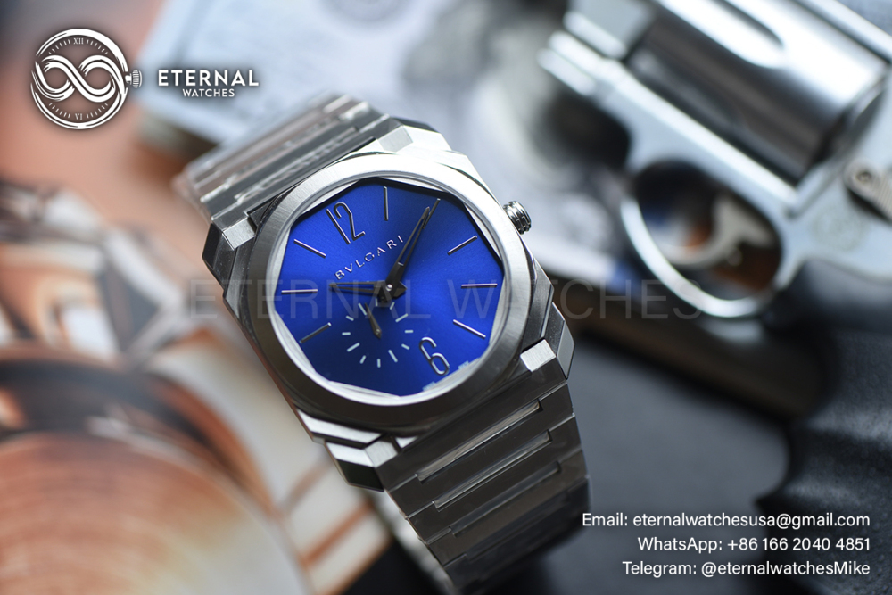 BULGARI - OCTO Finissimo 40mm SS/SS Blue Dial BVF A138