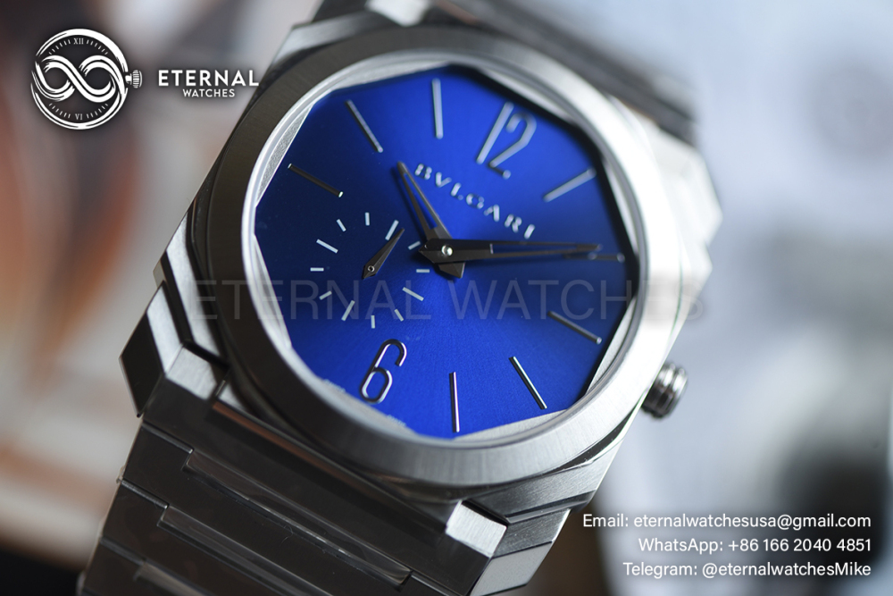 BULGARI - OCTO Finissimo 40mm SS/SS Blue Dial BVF A138