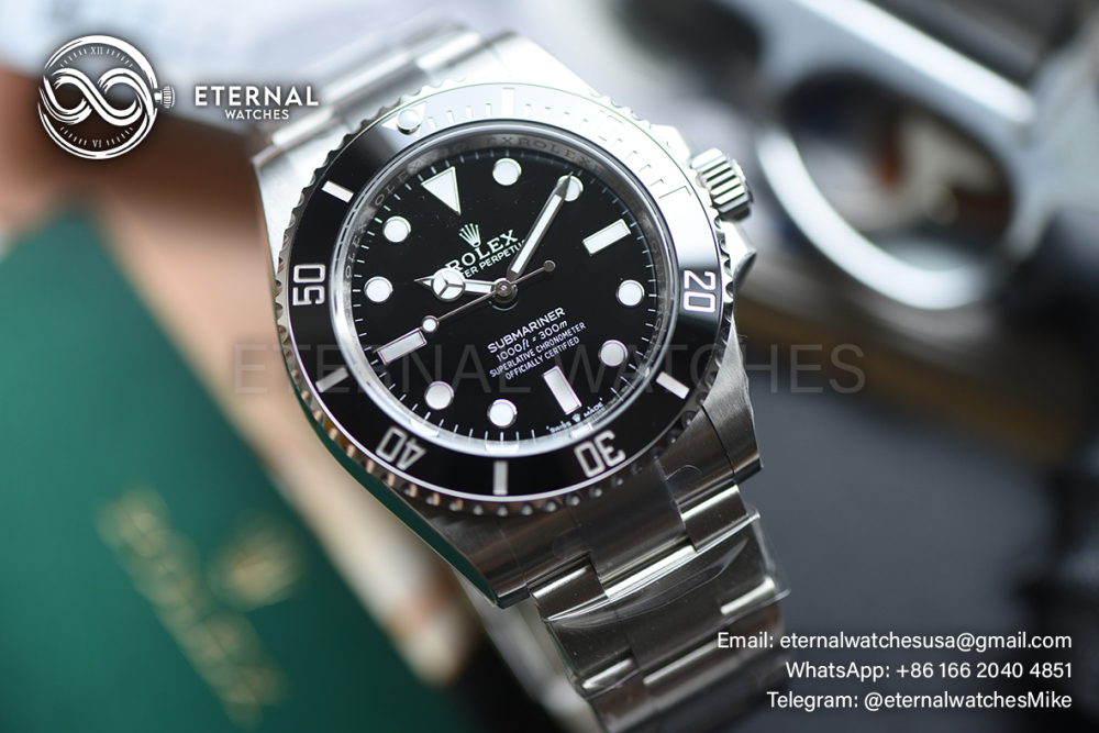 ROLEX - SUPER CLONE Submariner 124060LN 41mm No Date Black Dial VSF VS3230
