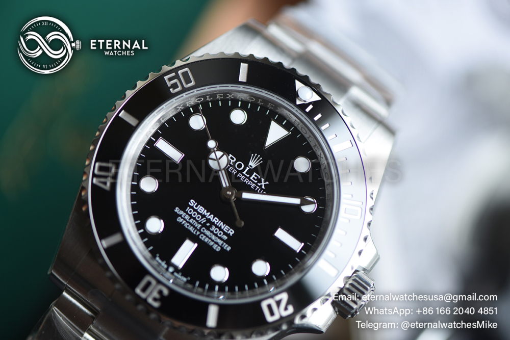 ROLEX - SUPER CLONE Submariner 124060LN 41mm No Date Black Dial VSF VS3230