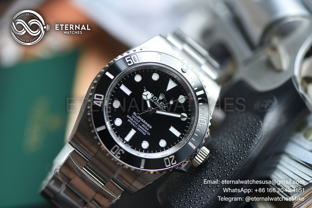 ROLEX - SUPER CLONE Submariner 124060LN 41mm No Date Black Dial VSF VS3230