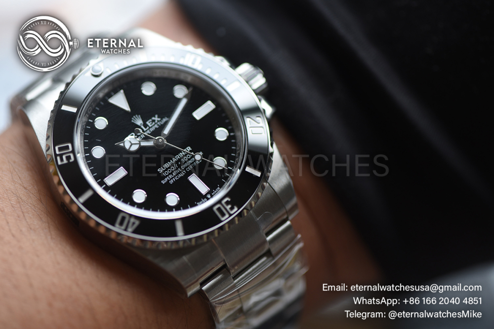 ROLEX - SUPER CLONE Submariner 124060LN 41mm No Date Black Dial VSF VS3230