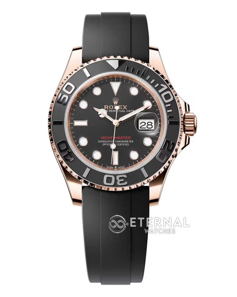 ROLEX - SUPER CLONE Yacht-Master 126655 40mm RG/RU Black/Dot ARF VR3235 (Weight Adjusted)
