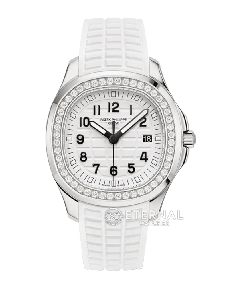 PATEK PHILIPPE - Aquanaut Ladis 5067A 35.6mm Dia SS/RU White Dial ZF Quartz