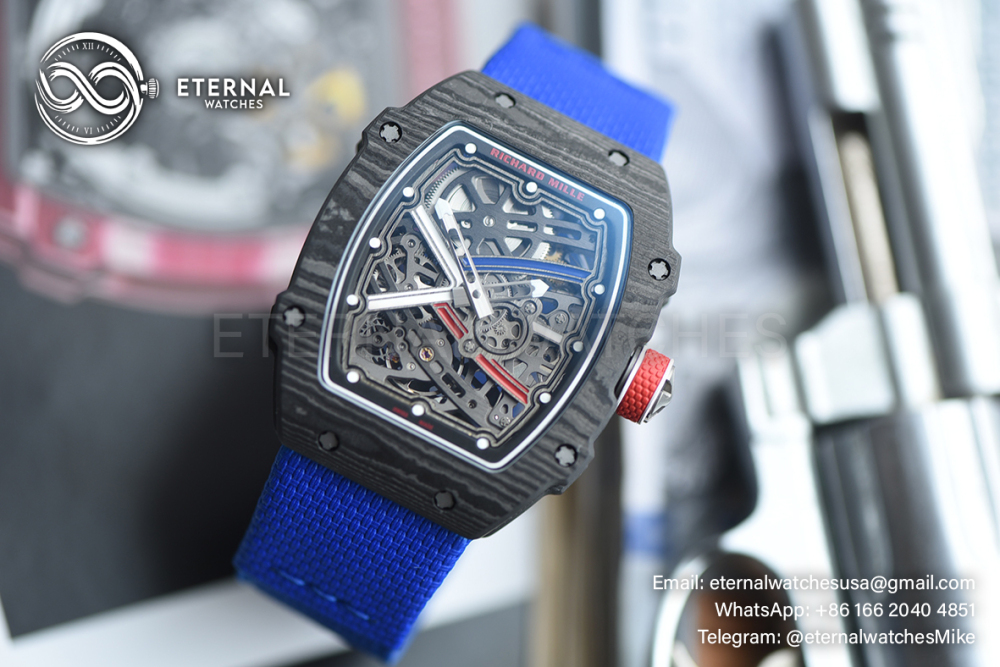 RICHARD MILLE - SUPER CLONE RM67-02 France Black NTPT Extra Flat RICH CRMA7