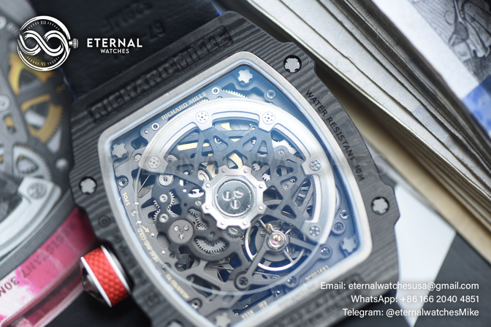 RICHARD MILLE - SUPER CLONE RM67-02 France Black NTPT Extra Flat RICH CRMA7