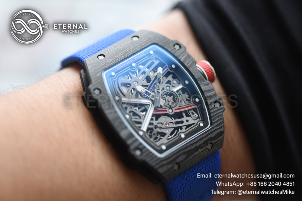 RICHARD MILLE - SUPER CLONE RM67-02 France Black NTPT Extra Flat RICH CRMA7