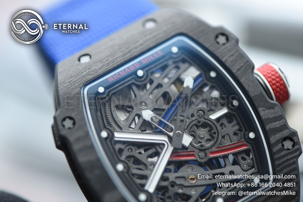 RICHARD MILLE - SUPER CLONE RM67-02 France Black NTPT Extra Flat RICH CRMA7