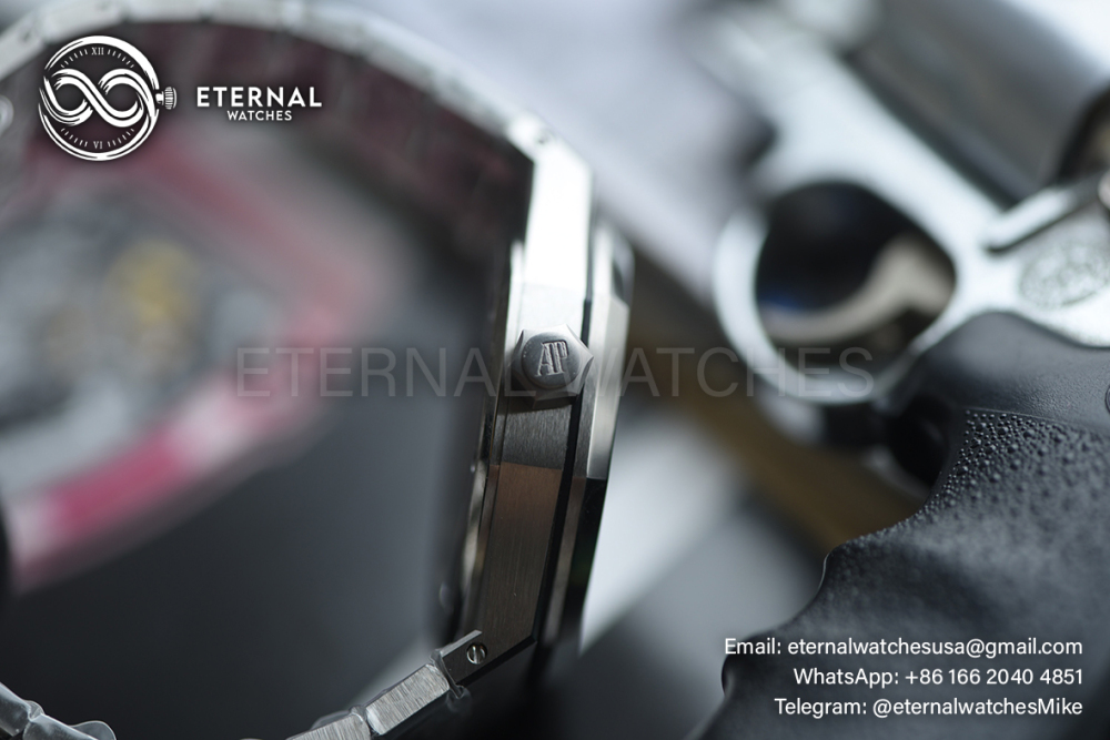 AUDEMARS PIGUET - SUPER CLONE Royal Oak 15450 SS/SS Grey/Stk ZF SA3120