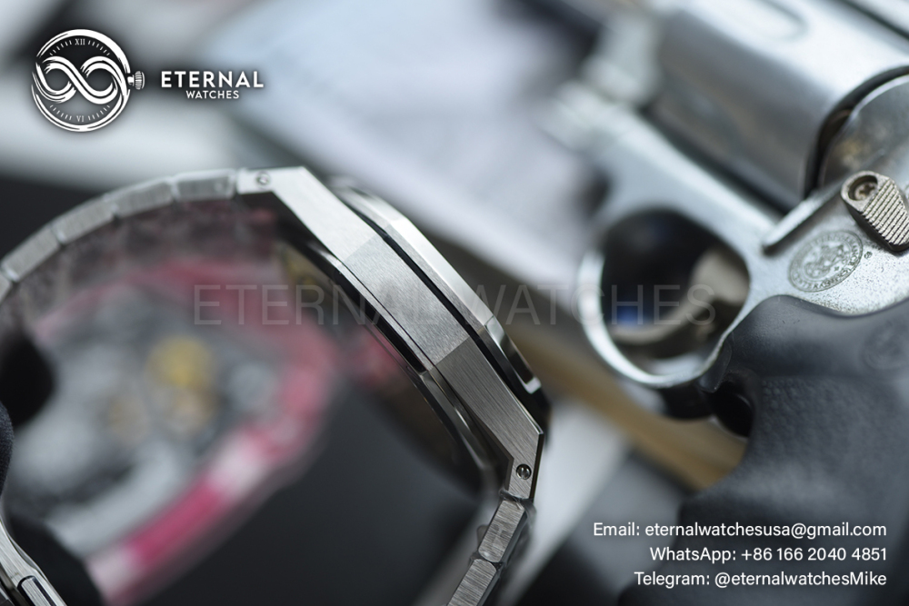 AUDEMARS PIGUET - SUPER CLONE Royal Oak 15450 SS/SS Grey/Stk ZF SA3120