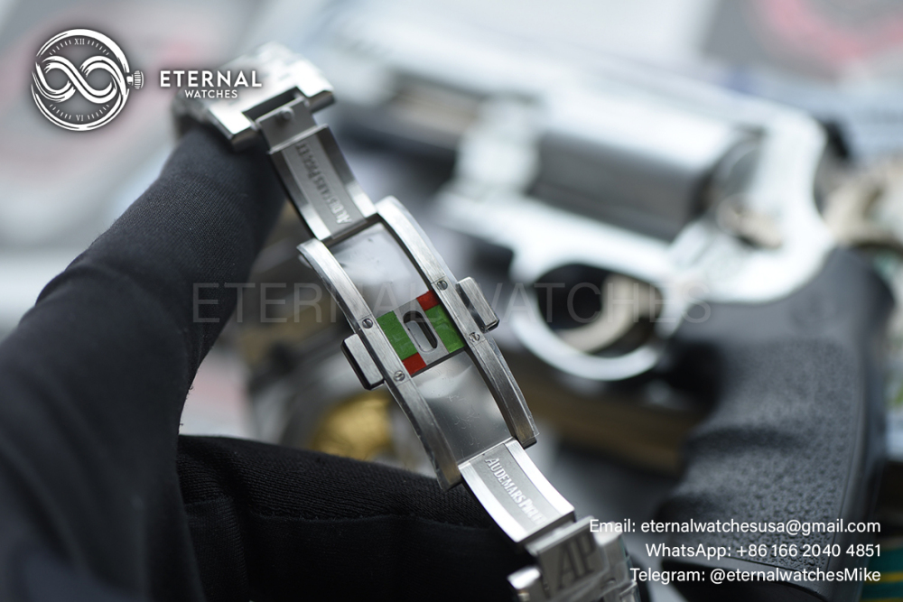 AUDEMARS PIGUET - SUPER CLONE Royal Oak 15450 SS/SS Grey/Stk ZF SA3120