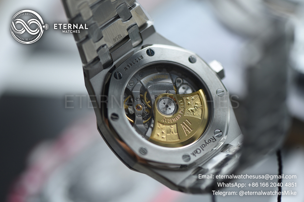 AUDEMARS PIGUET - SUPER CLONE Royal Oak 15450 SS/SS Grey/Stk ZF SA3120