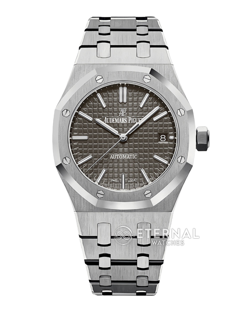 AUDEMARS PIGUET - SUPER CLONE Royal Oak 15450 SS/SS Grey/Stk ZF SA3120