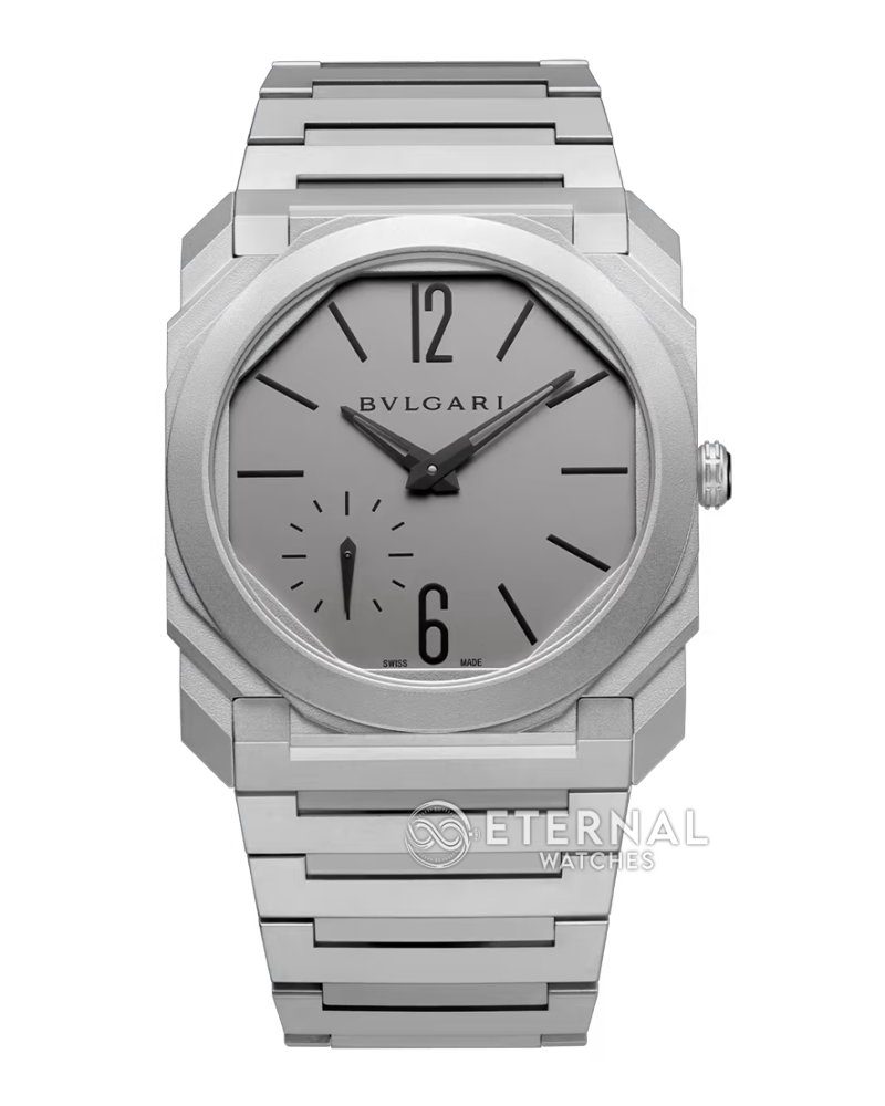 BULGARI - OCTO Finissimo 40mm TI/TI Grey dial BVF A138
