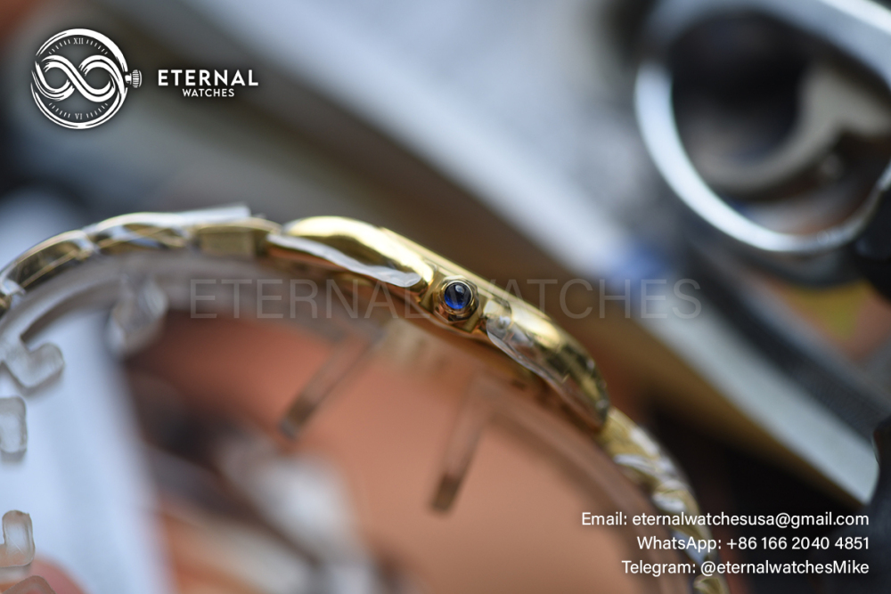 CARTIER - Panthere De Cartier Ladies 27mm YG/YG White Dial