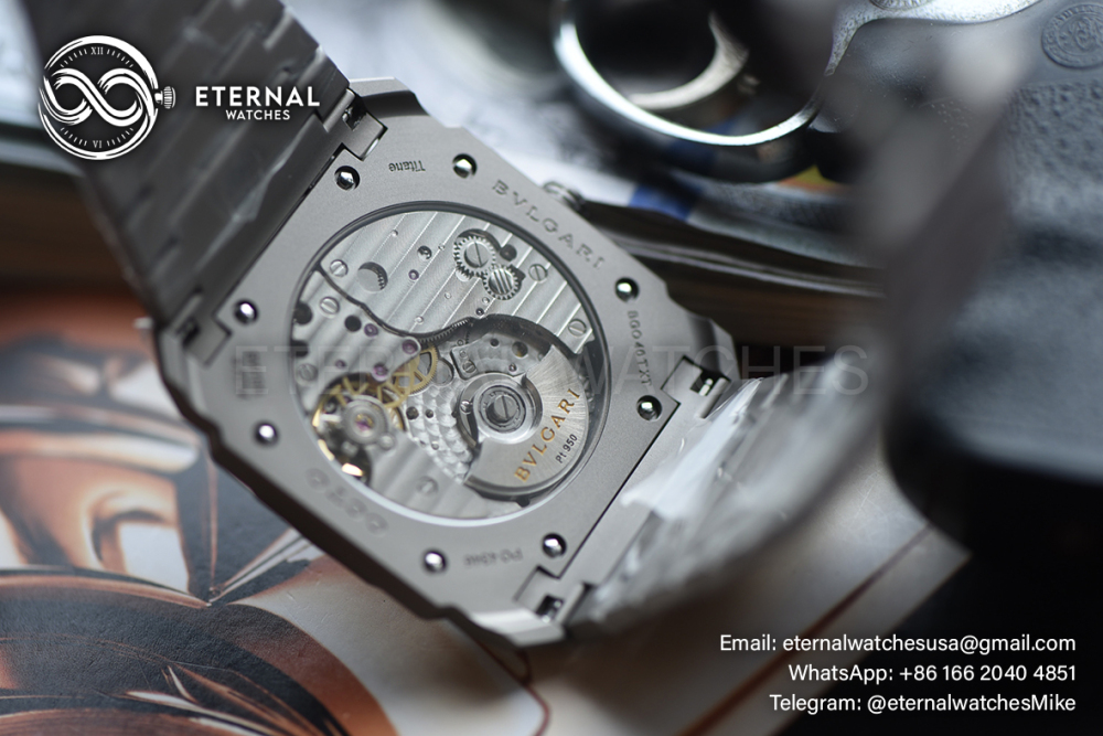 BULGARI - OCTO Finissimo 40mm TI/TI Grey dial BVF A138