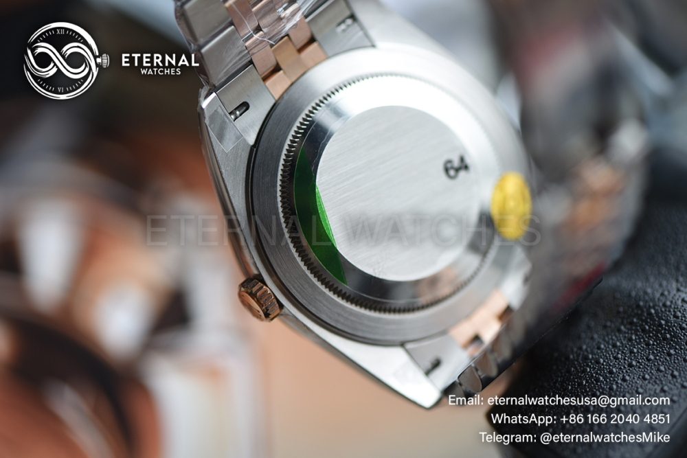 ROLEX - SUPER CLONE DateJust 126331 41mm RG/RMN Wimbledon Dial V2 VSF 3235 (Weight Adjusted, Free Sprung)