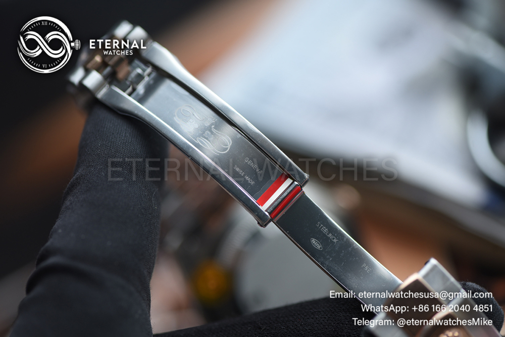 ROLEX - SUPER CLONE DateJust 126331 41mm RG/RMN Wimbledon Dial V2 VSF 3235 (Weight Adjusted, Free Sprung)