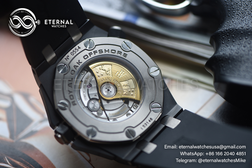 AUDEMARS PIGUET - SUPER CLONE Royal Oak 15707CE Black Ceramic/RU Black Dial JF SA3120