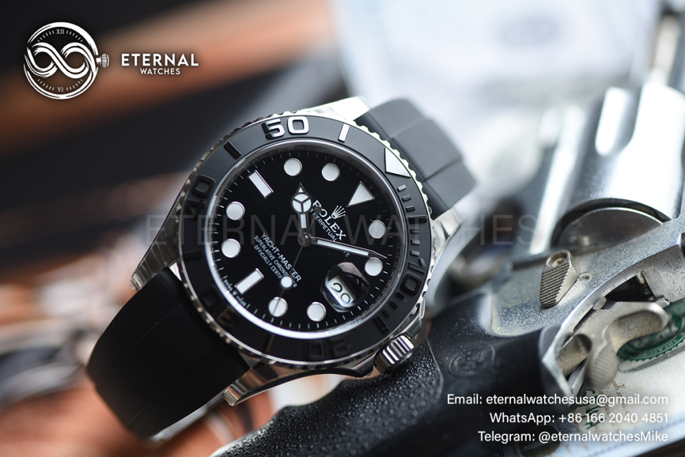 ROLEX - SUPER CLONE Yacht-Master 226659 42mm SS/RU Black/Dot V3 VSF DD3235 (Weight Adjusted)