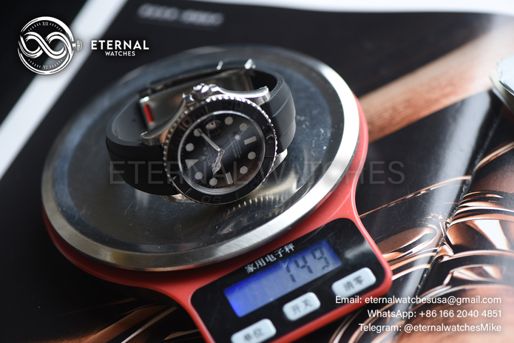ROLEX - SUPER CLONE Yacht-Master 226659 42mm SS/RU Black/Dot V3 VSF DD3235 (Weight Adjusted)