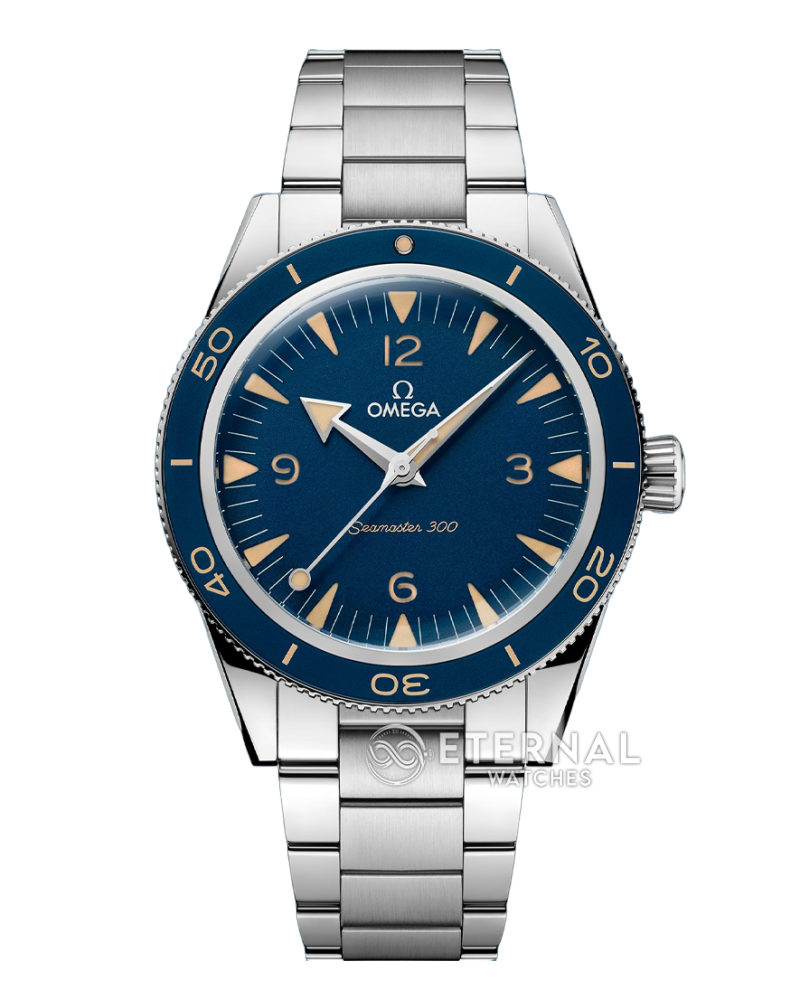 OMEGA - SUPER CLONE Seamaster 300 Heritage 41mm SS/SS Blue Dial VS8912