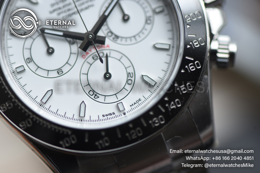 ROLEX - SUPER CLONE 2026 Daytona 126502 Platinum Rolesium Enamel Dial VSF V2 DD4131 (Free Sprung)