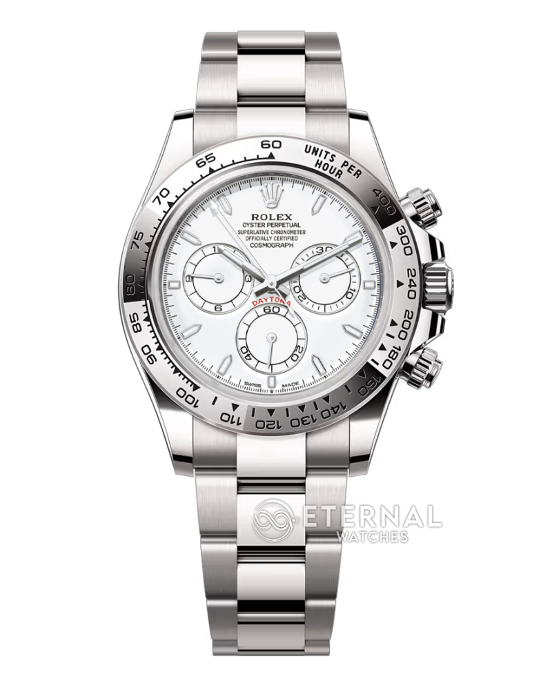 ROLEX - SUPER CLONE 2026 Daytona 126502 Platinum Rolesium Enamel Dial VSF V2 DD4131 (Free Sprung)