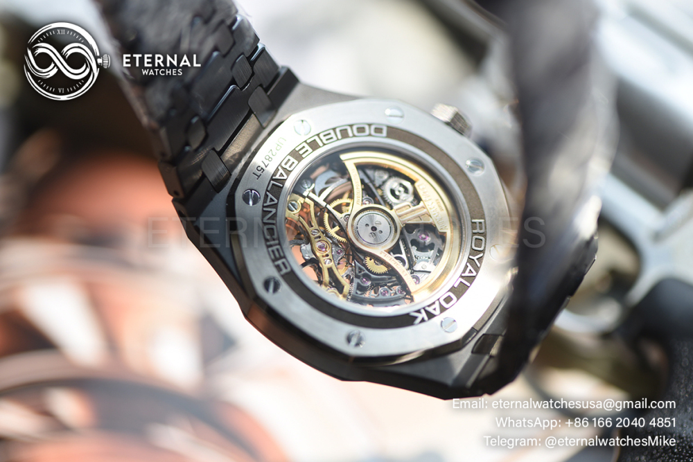 AUDEMARS PIGUET - SUPER CLONE Royal Oak 15416CE 41mm Cer/Cer Skeleton Dial THBF V2 SH3132