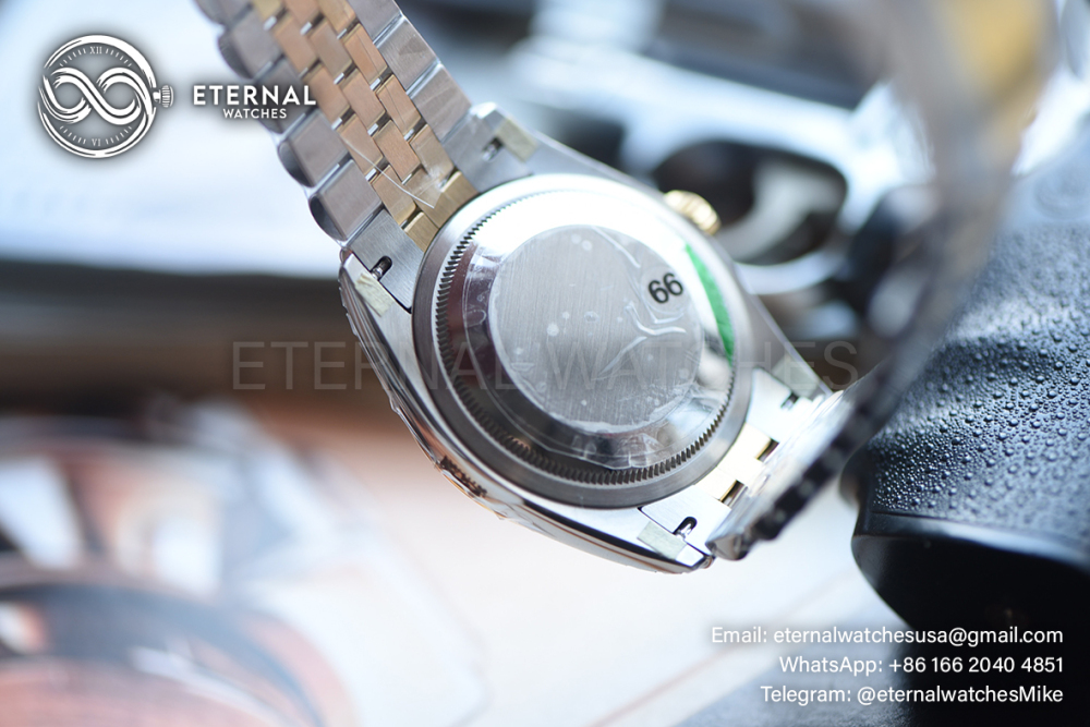 ROLEX - SUPER CLONE DateJust 126233 36mm Yellow Rolesor YG/RMN Silver Dial Fluted V2 VSF 3235 (2026 - Weight Adjusted)