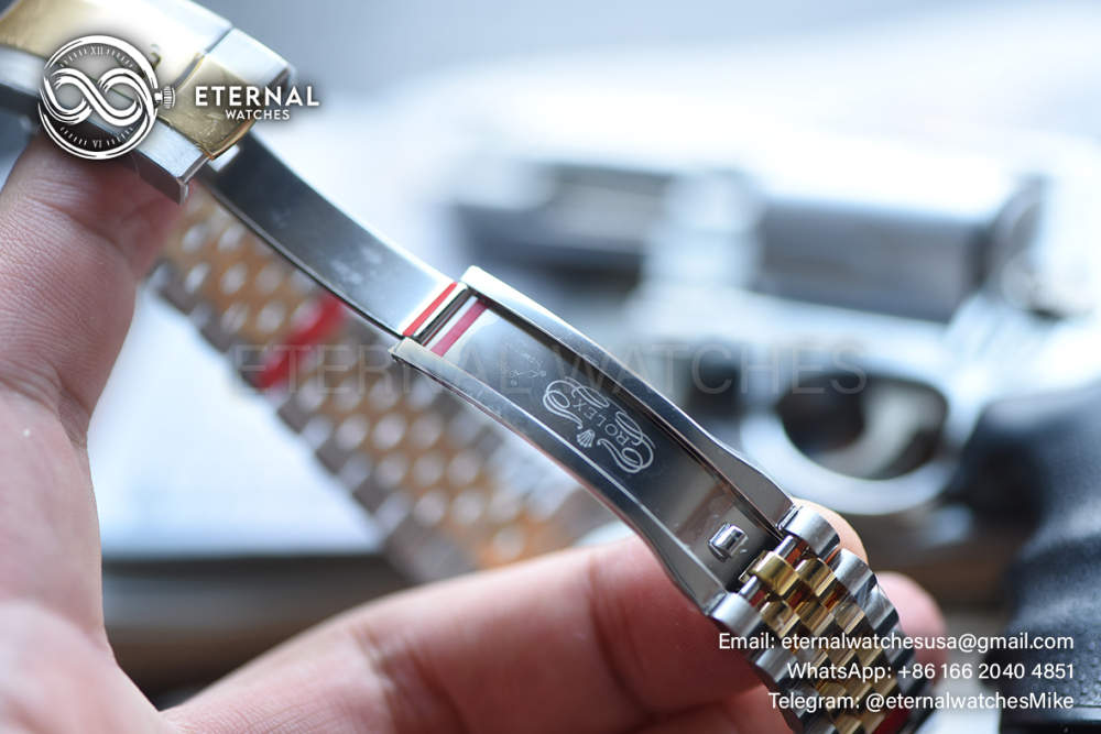 ROLEX - SUPER CLONE DateJust 126233 36mm Yellow Rolesor YG/RMN Silver Dial Fluted V2 VSF 3235 (2026 - Weight Adjusted)