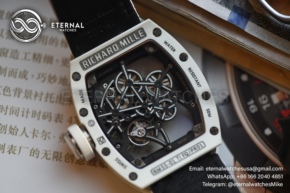 RICHARD MILLE - ETERNAL WATCHES ULTRA MOD RM55-01 White TPT