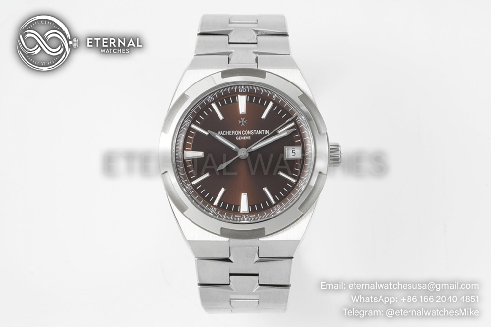 VACHERON CONSTANTIN - Overseas 4500V SS/SS Brown Dial PPF Cal.5100