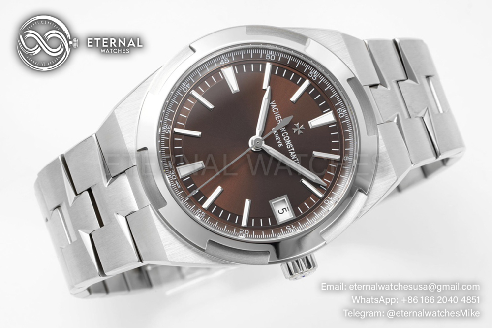 VACHERON CONSTANTIN - Overseas 4500V SS/SS Brown Dial PPF Cal.5100