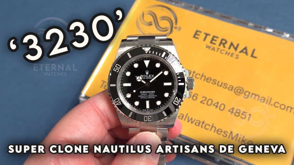 ROLEX - SUPER CLONE Submariner 124060LN 41mm No Date Black Dial VSF VS3230