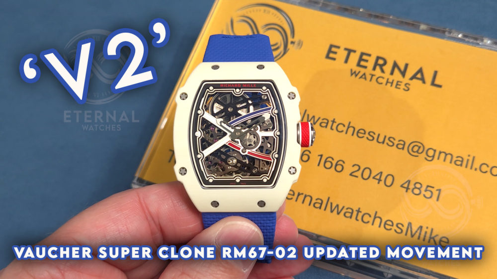 RICHARD MILLE - VAUCHER SUPER CLONE RM67-02 France Ivory NTPT Extra Flat V2 (Movement Update)